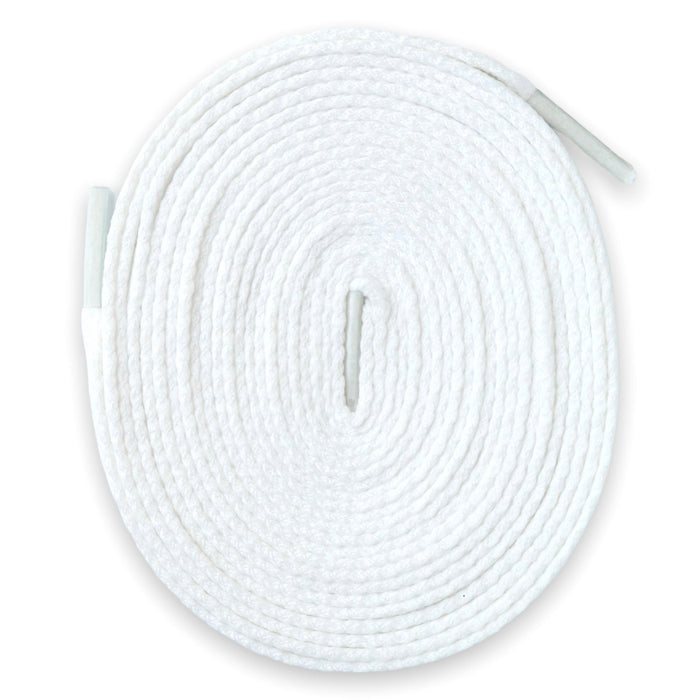 Flat Thin - Jordan 1 Laces Basics Flat Thin - White