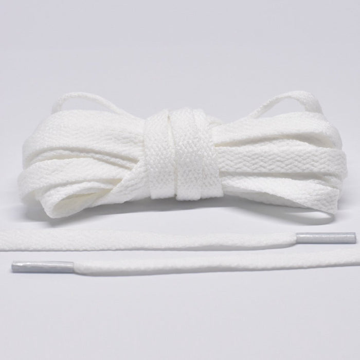 Flat Thin - BASICS Flat Thin Laces - White