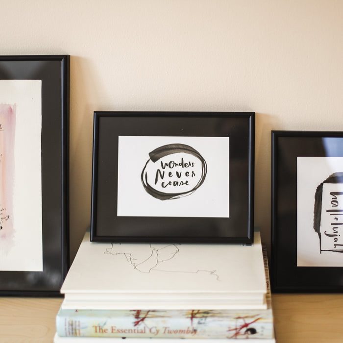 Hallelujah Art | Hallelujah | Lettered Artwork | Original Art | Original Artwork | Golden Rule Gallery | Excelsior MN