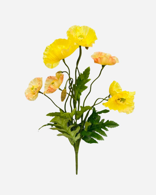 15” Poppy Bush ( FBP279-Yellow )