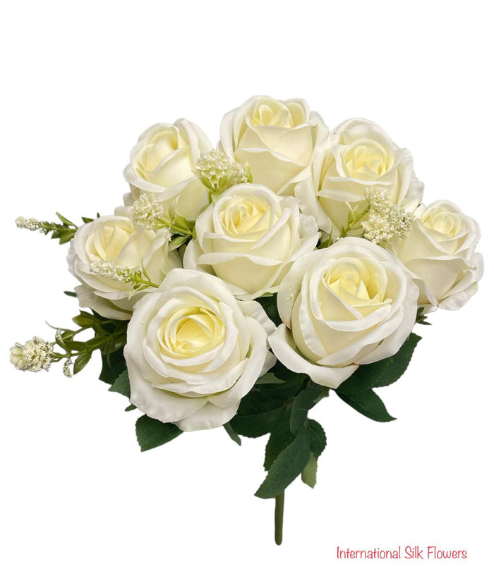 16.5'' Gypso Rose Bush ( TY1308-Cream ) 192065