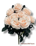 17.5'' Deluxe Rose Bush ( B1024N-#10 Blush ) AN10004