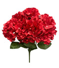 20" Artificial Hydrangea Bush ( SPH-7 Red ) INT887