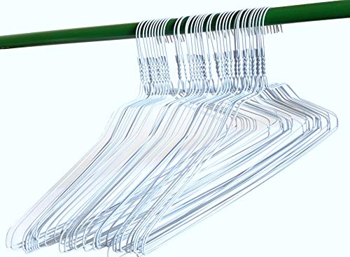 200 Wire Hangers 18" Standard White Clothes Hangers