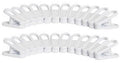24 Plastic Multi-Purpose Hanger Clips. Add it to Your Hanger to Easily Clip On Clothing. Made in The USA. (24 Hanger Clips)