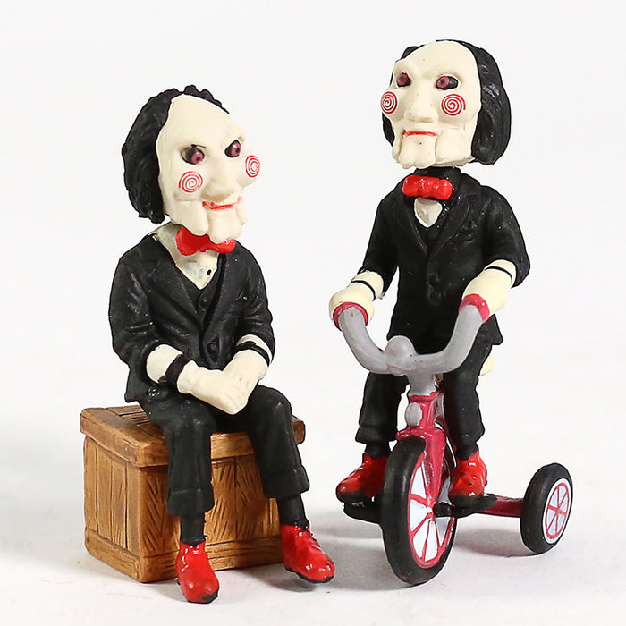 2PC Set Mini Saw Billy Toy Horror Collectibles