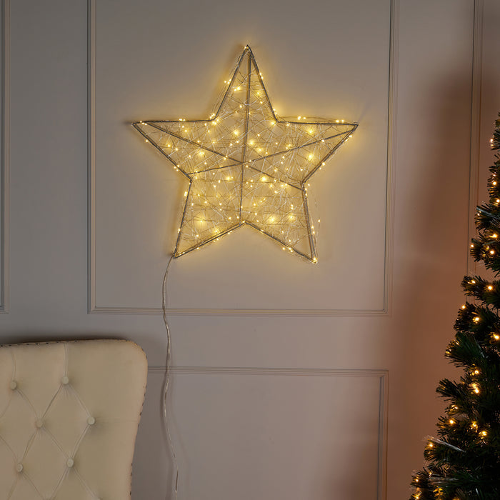 3D Led Star-Medium W/160 WW Led Indoor/Outdoor HI-LINE GIFT LTD.