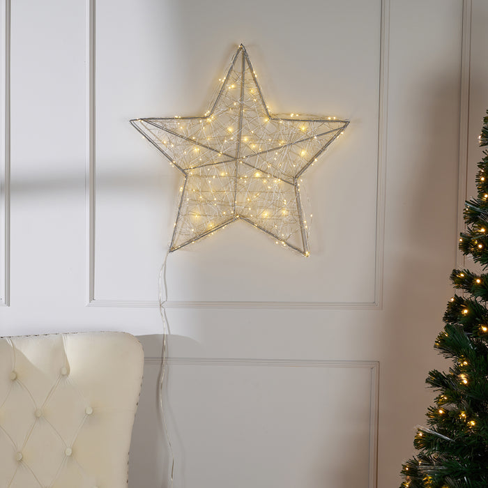 3D Led Star-Medium W/160 WW Led Indoor/Outdoor HI-LINE GIFT LTD.