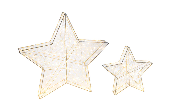 3D Led Star-Small W/60 WW Led Indoor/Outdoor HI-LINE GIFT LTD.