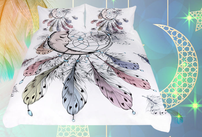 3pc Moon Dreamcatcher Bedding Set