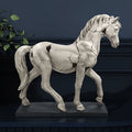 53009-02 - Cracked Finish Horse Sculpture Hi-Line Gift Ltd.