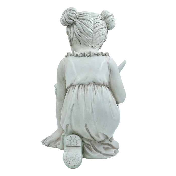 77184-D - Little Girl Planter Statue Hi-Line Gift Ltd.
