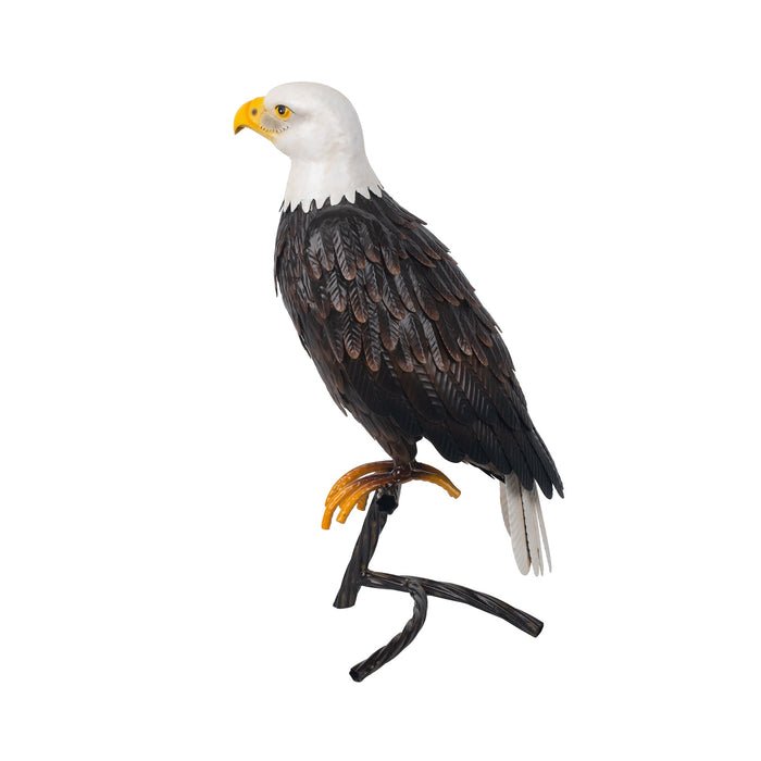 78937-01 - Metal Bald Eagle Decorative Garden Statue Hi-Line Gift Ltd.