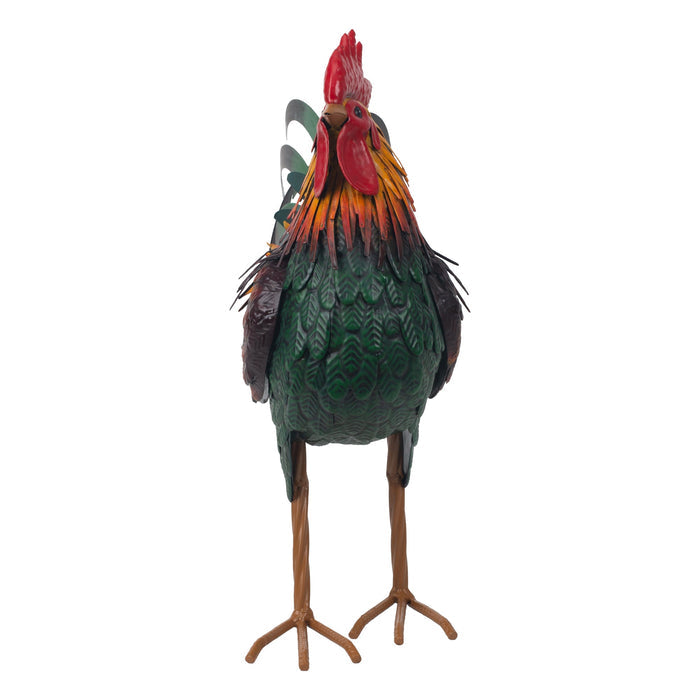 78939-01 - Metal Rooster Statue Hi-Line Gift Ltd.
