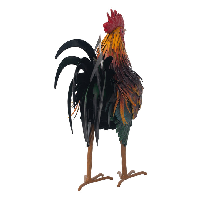 78939-01 - Metal Rooster Statue Hi-Line Gift Ltd.