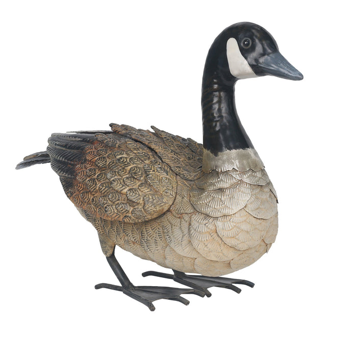 78941-01 - Metal Canadian Goose Statue Hi-Line Gift Ltd.