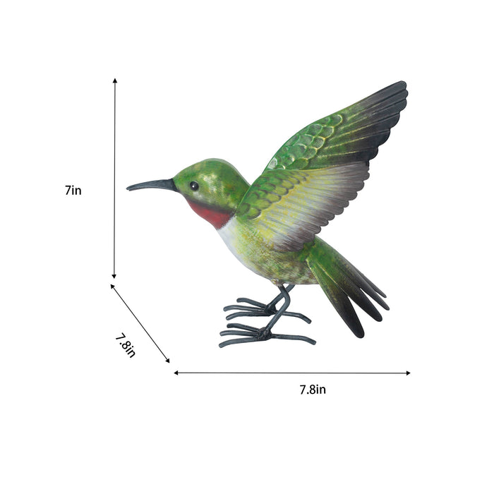 78942-01 - Metal Humming Bird Statue Hi-Line Gift Ltd.
