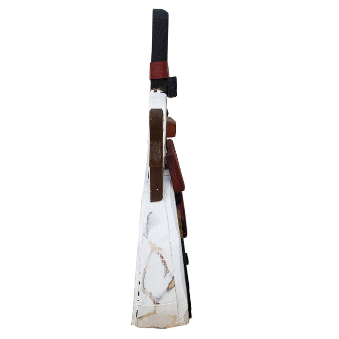 85255-H - 21.5in Wooden Snowman with Tree Christmas Decor Indoor Outdoor Use Hi-Line Gift Ltd.