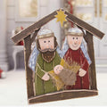 85255-O - 30in Wooden Nativity Christmas Decor Indoor Outdoor Use Hi-Line Gift Ltd.