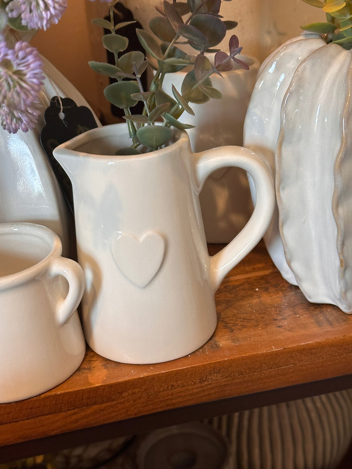 Ceramic Heart Jug