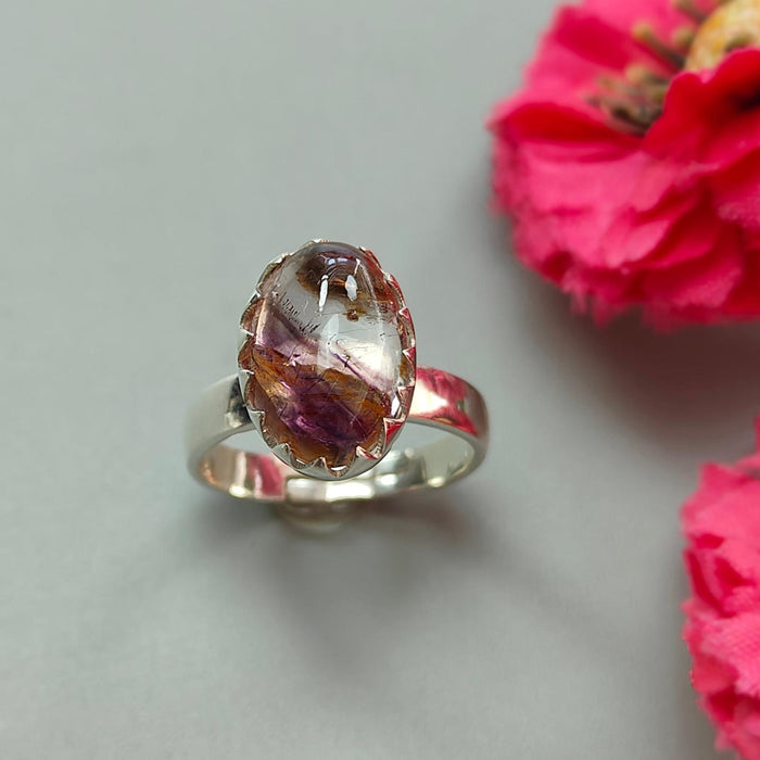 Amethyst Silver Ring