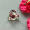 Amethyst Silver Ring