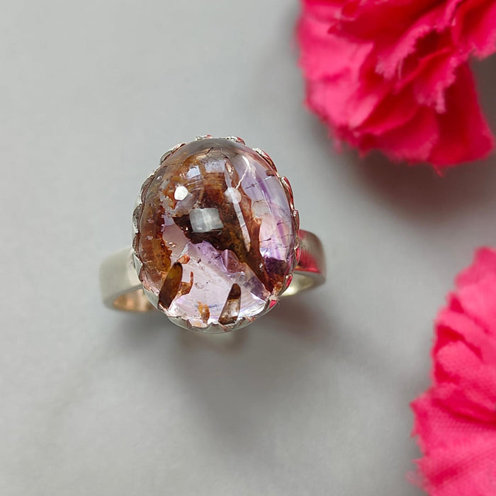 Amethyst Silver Ring