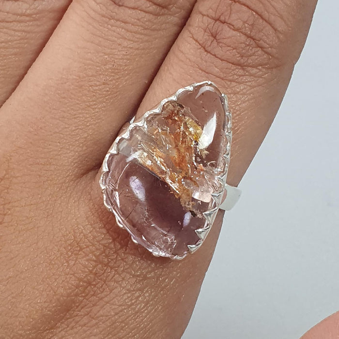 Amethyst Silver Ring