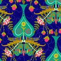 Andover Fabrics - Wildflowers - Spade Cobalt - A-667-B - Sold by the Half Yard