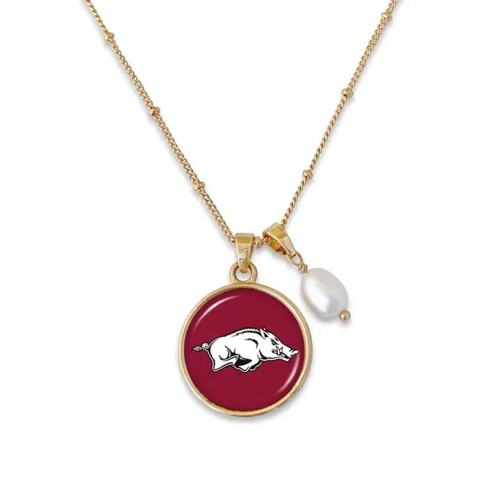 Arkansas Gold Diana Necklace W/ Pearl