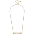 Arkansas Razorbacks Gold Varsity Necklace