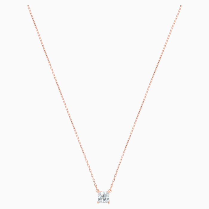 ATTRACT:NECKLACE SQ CZWH/ROS