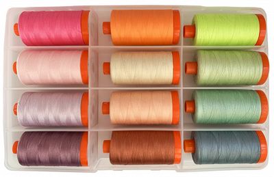 AURIFIL THREAD - Tula Pink Neons and Neutrals Thread Set 12ct