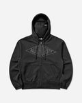Umbro Authority Zipped Hoodie Washed Black Sweatshirts Hoodies UBMW0687JY197 BLK0020