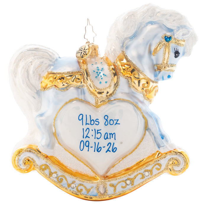 Baby's First Christmas Foal Personalized
