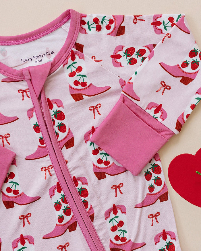 Bamboo Zip Romper | Bootsberry Cowgirl