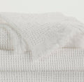 A&H Bees Towels in 100 White