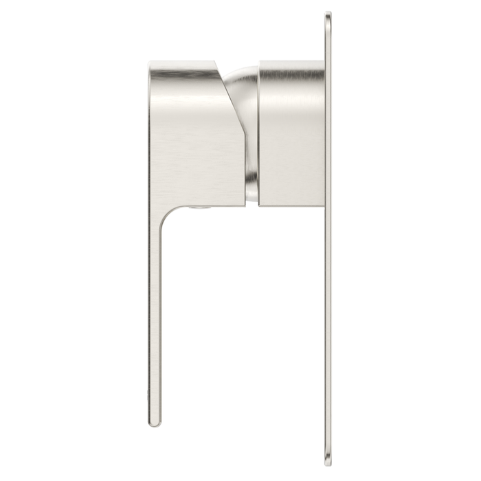 Beki Brushed Nickel Shower Mixer - Square Plate - Trim Kit Only