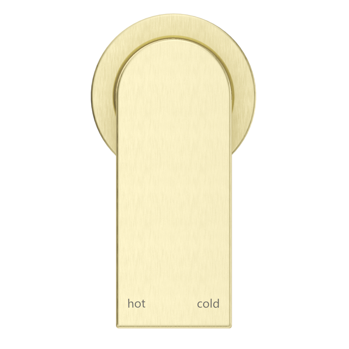 Beki French Gold Shower Mixer - Round Plate - Trim Kit Only
