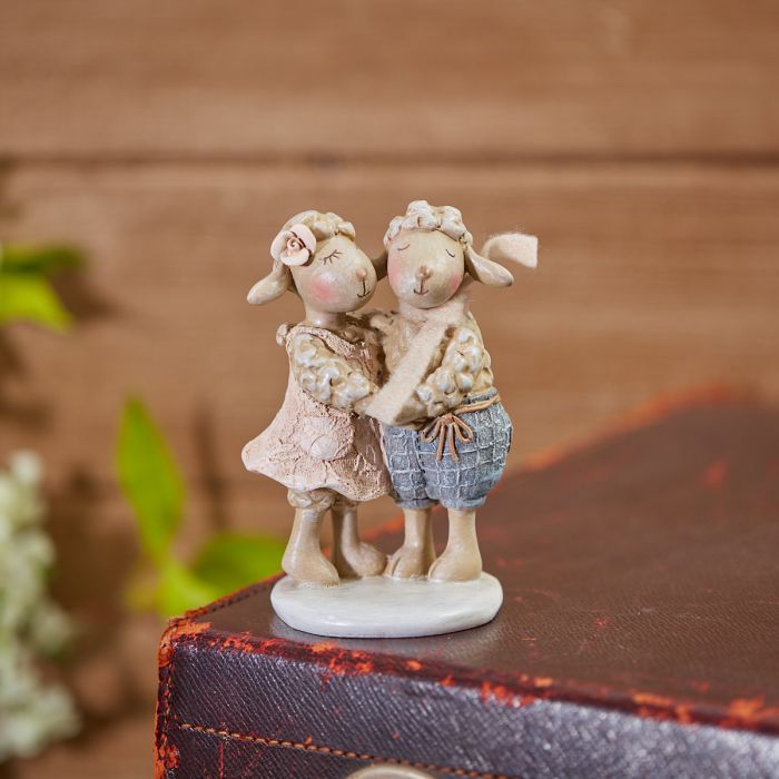 Bella & Burt Sheep Holding Hands