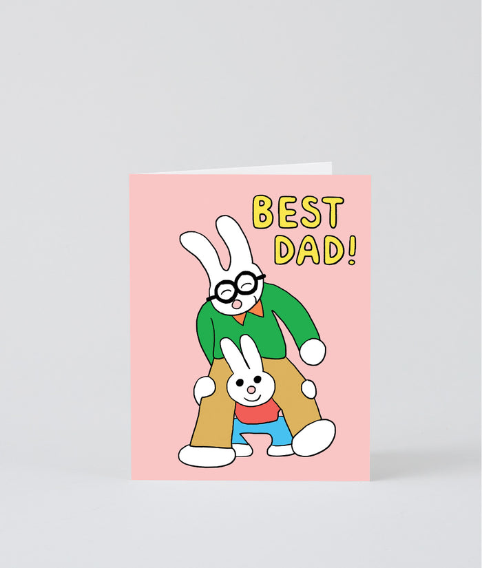 Best Dad! Kids Greeting Card