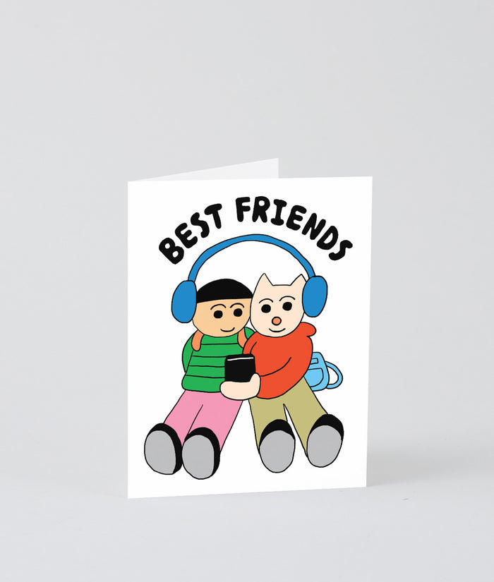 Best Friends Kids Greetings Card