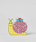 Birthday Snail Kids Greeting Card
