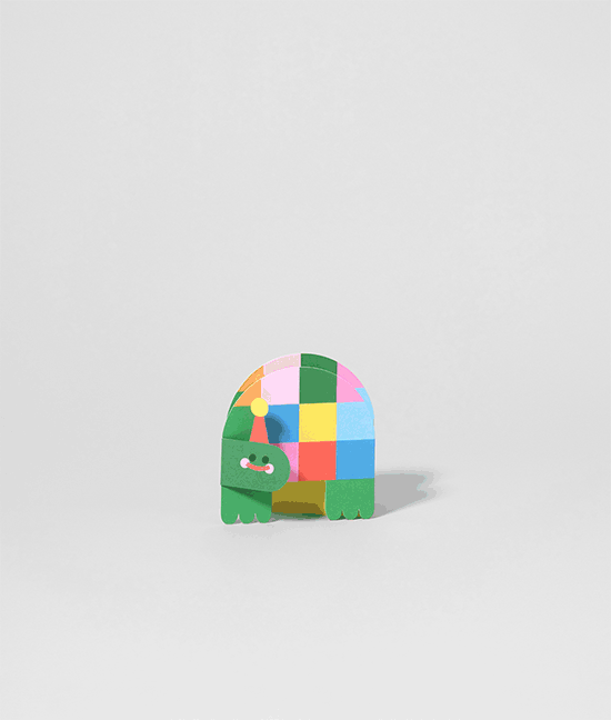 Birthday Tortoises Kids Fold Out Birthday Card