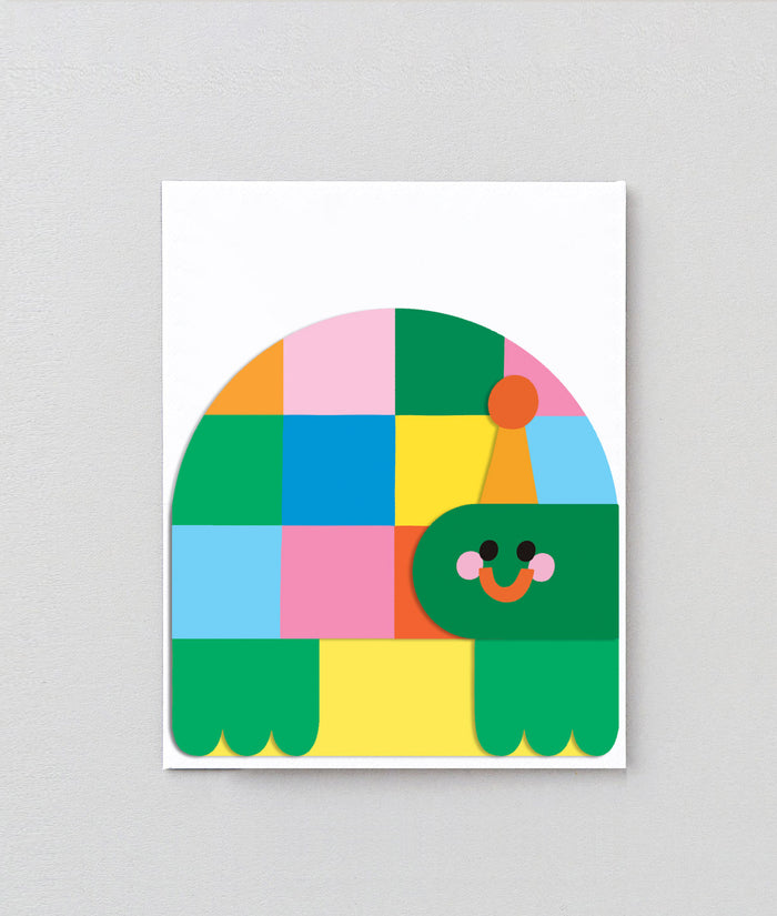 Birthday Tortoises Kids Fold Out Birthday Card