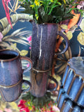 Blue Two Toned Glazed Jug
