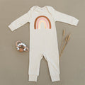 Blush Rainbow Baby Organic Baby Playsuit