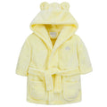 Boys Lemon Super Soft Hooded Dressing Gown (6-24 Months)-18C716 pk5