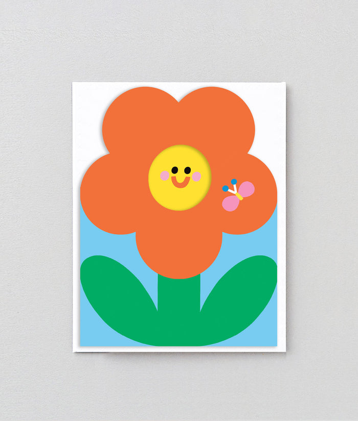 Bug & Flower Kids Fold Out Birthday Card