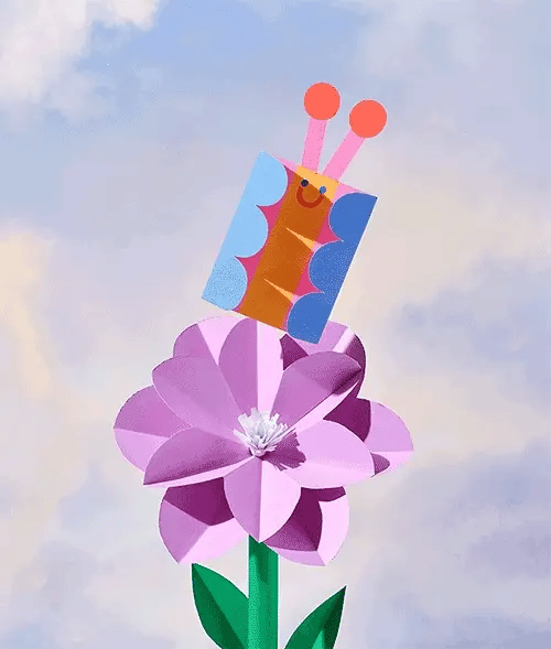Butterfly Fold Out Card